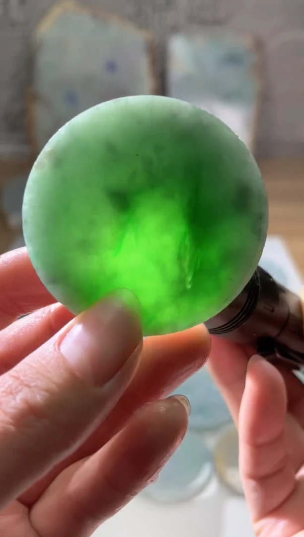 裸石翡翠天然翡翠A货玉 南 953