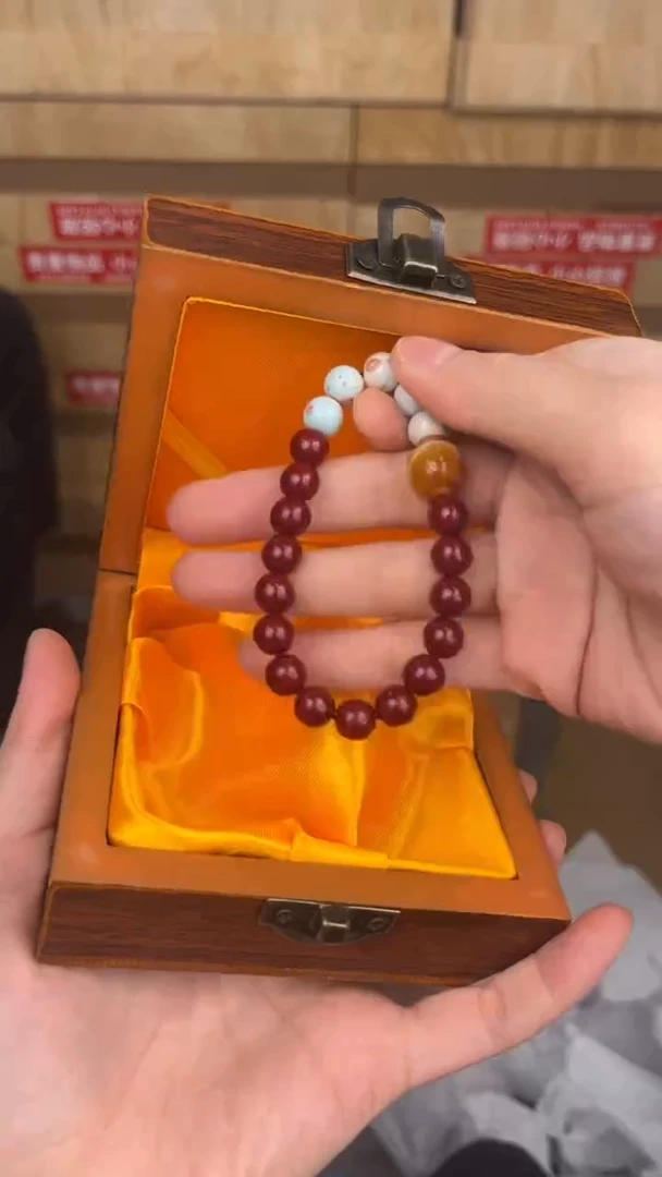 品茗文玩阁单圈手串链接@@SP364