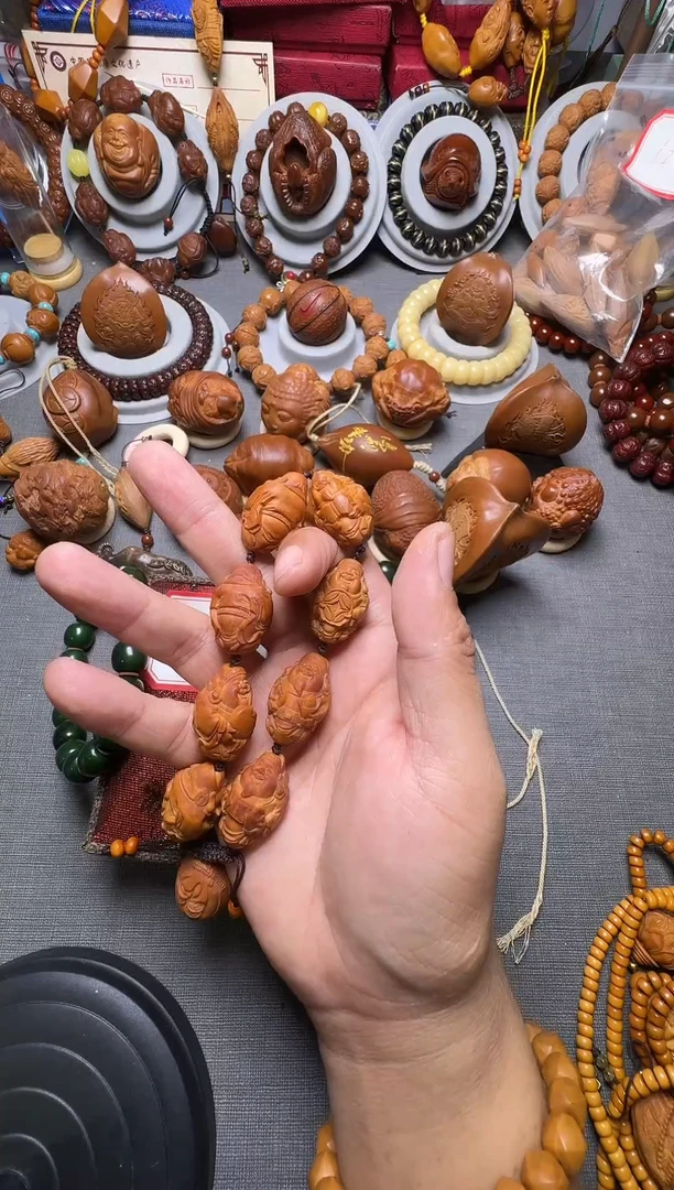 手串橄榄核H**韓花皮的