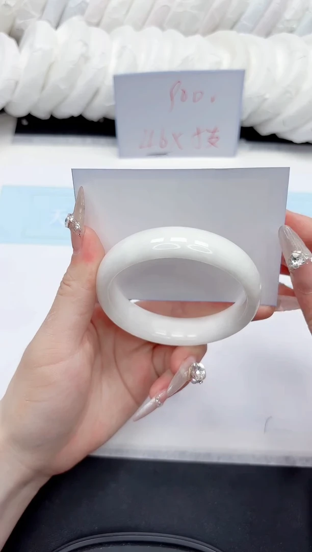 和田玉手镯未镶嵌77-54