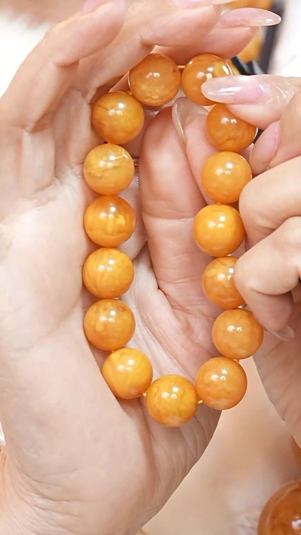 蜜蜡颈饰未镶嵌7284天然蜜蜡珠宝奇石云端妖孽全部保真