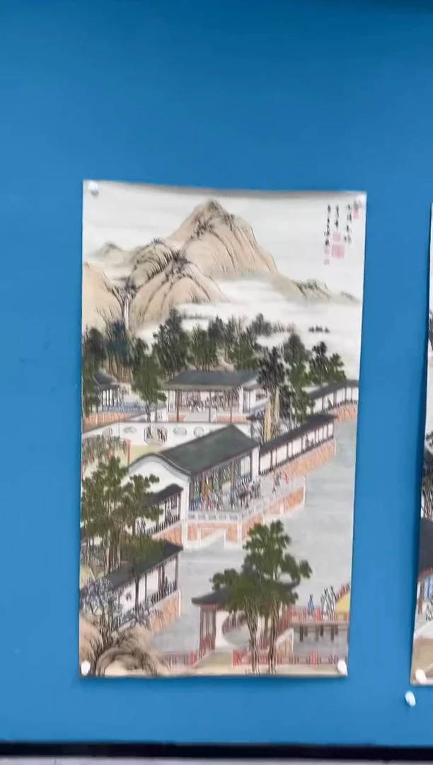 国画王夫怀-六尺山水-026