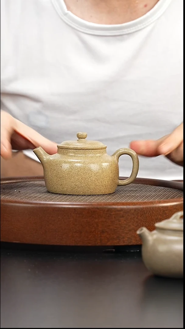 茶壶紫砂全手工青降坡-言心