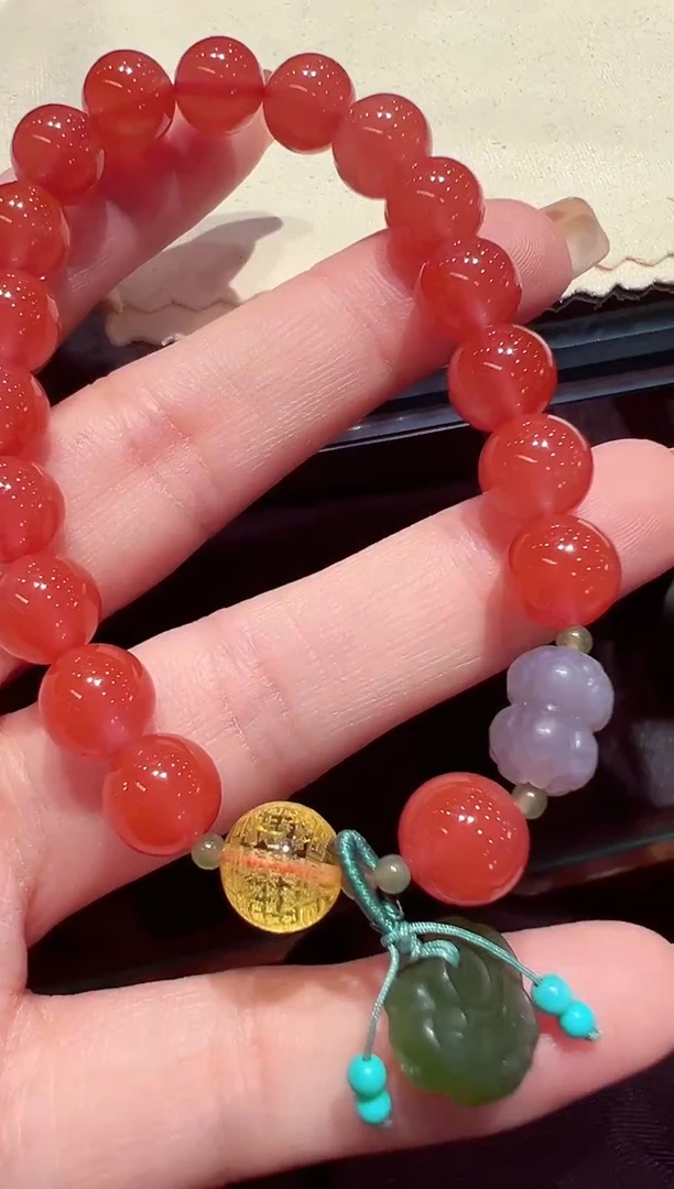 未镶嵌手链南红玛瑙南红手链