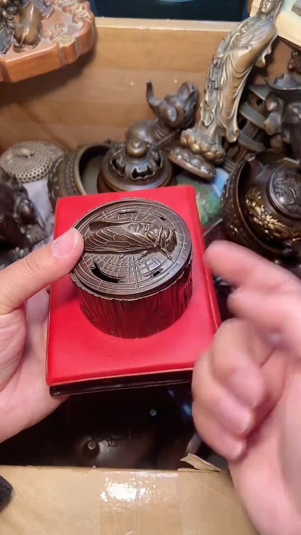 【闪购商品】18铜器客户铜炉铜器摆件