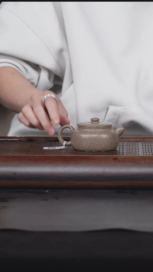 【闪购商品】紫砂茶壶19五彩砂皮青段紫砂壶