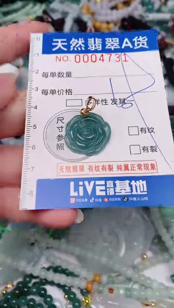 颈饰未镶嵌翡翠00004731