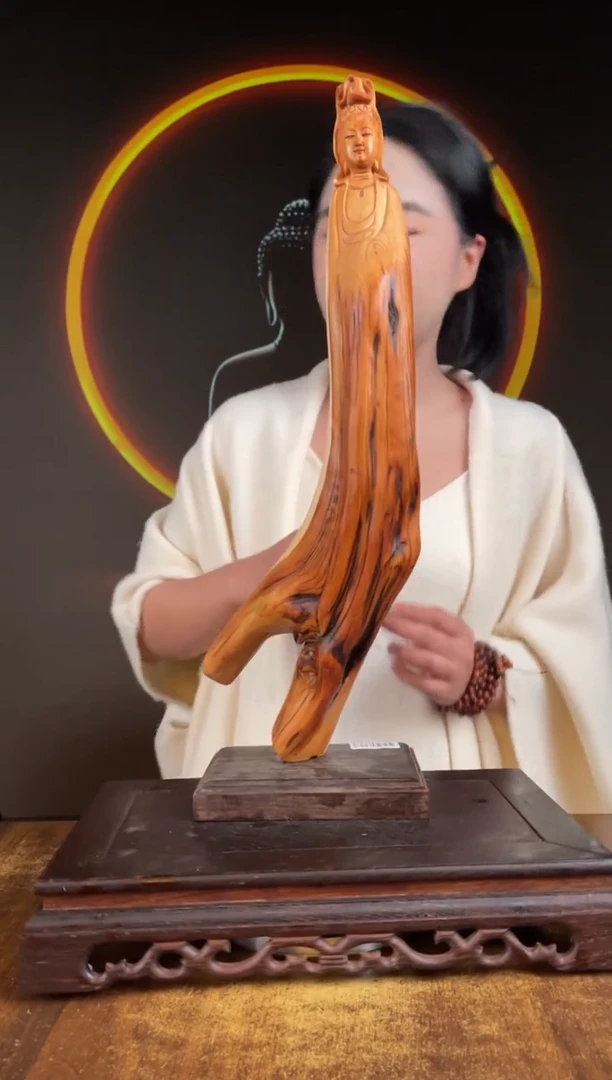 柏木（崖柏）手工摆件,先抢先得! 编号:67