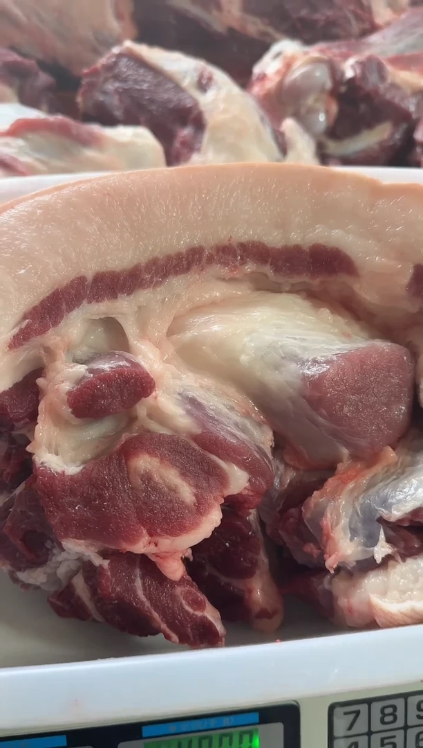 中国大陆180食用农产品闾**屋新鲜现杀现宰猪前漕肉3.88闾山小屋