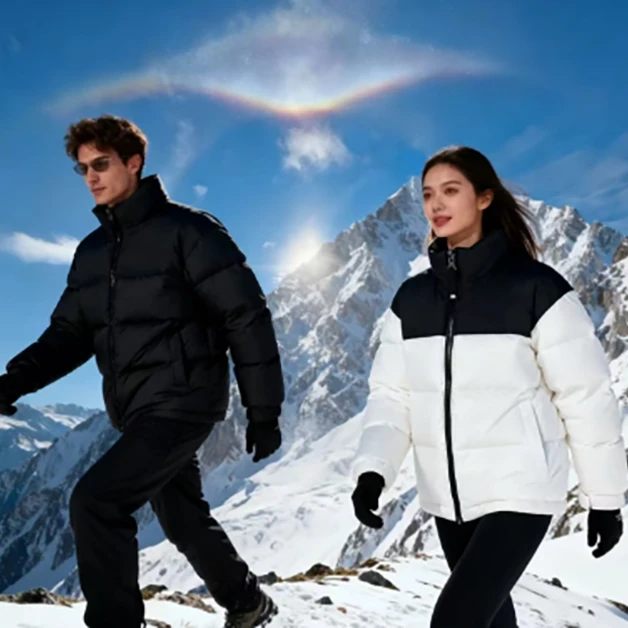 1996《美版》撤柜90白鹅冬季户外运动情侣防风保暖加厚羽绒服