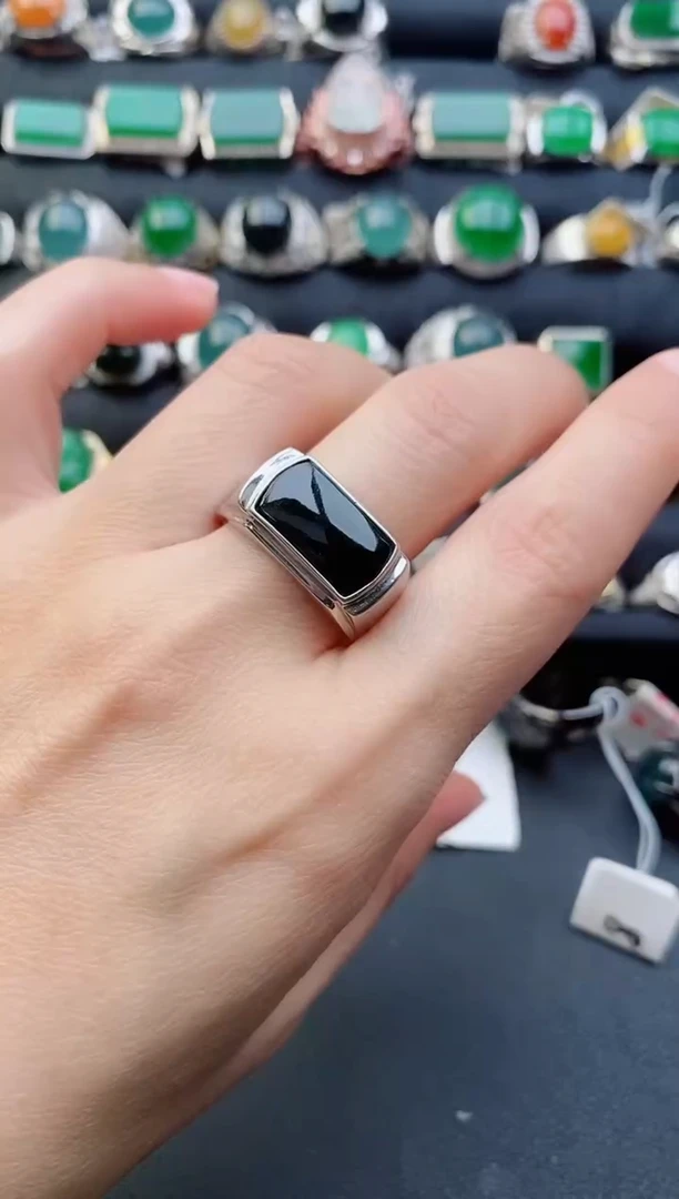 【闪购商品】翡翠戒指银S925镶嵌11111111111