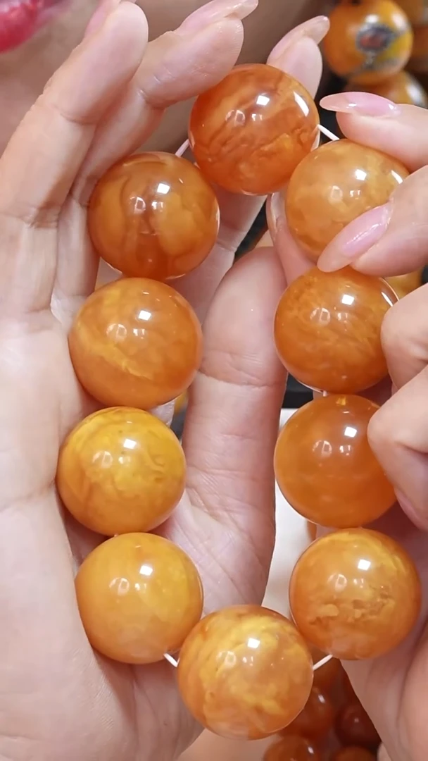 蜜蜡颈饰未镶嵌6782天然蜜蜡珠宝奇石云端妖孽全部保真