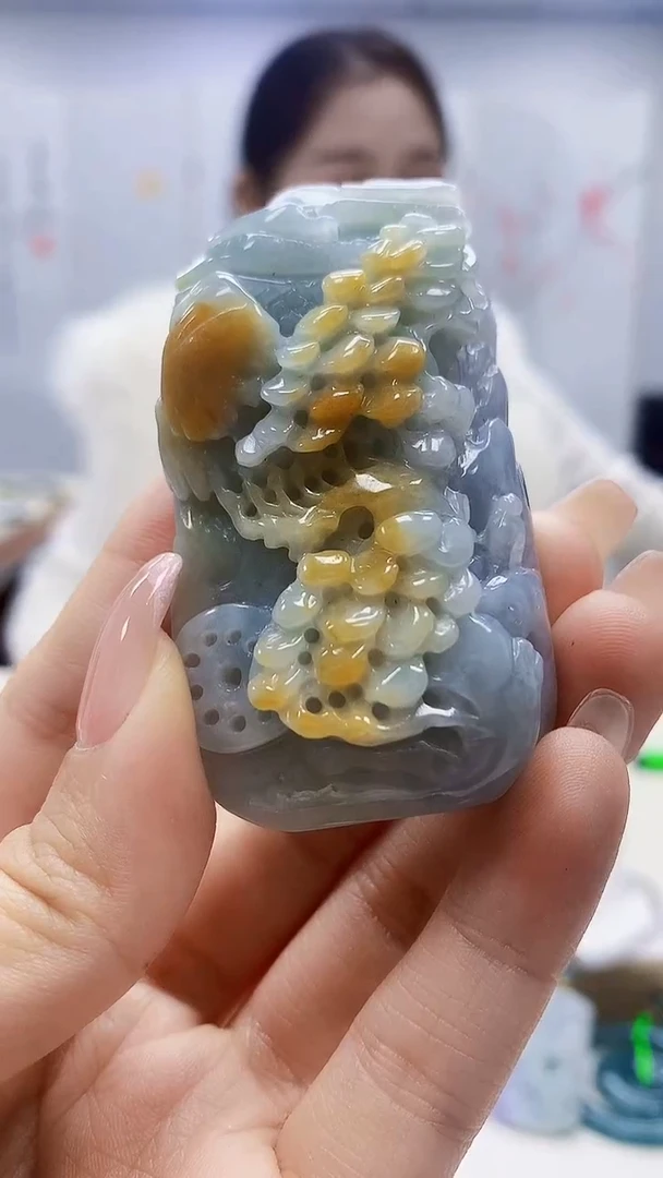 未镶嵌定制翡翠3099ty-毛货挂件18