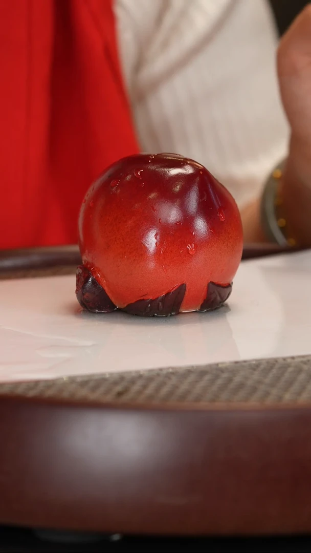 【闪购商品】紫砂茶宠变色寿桃