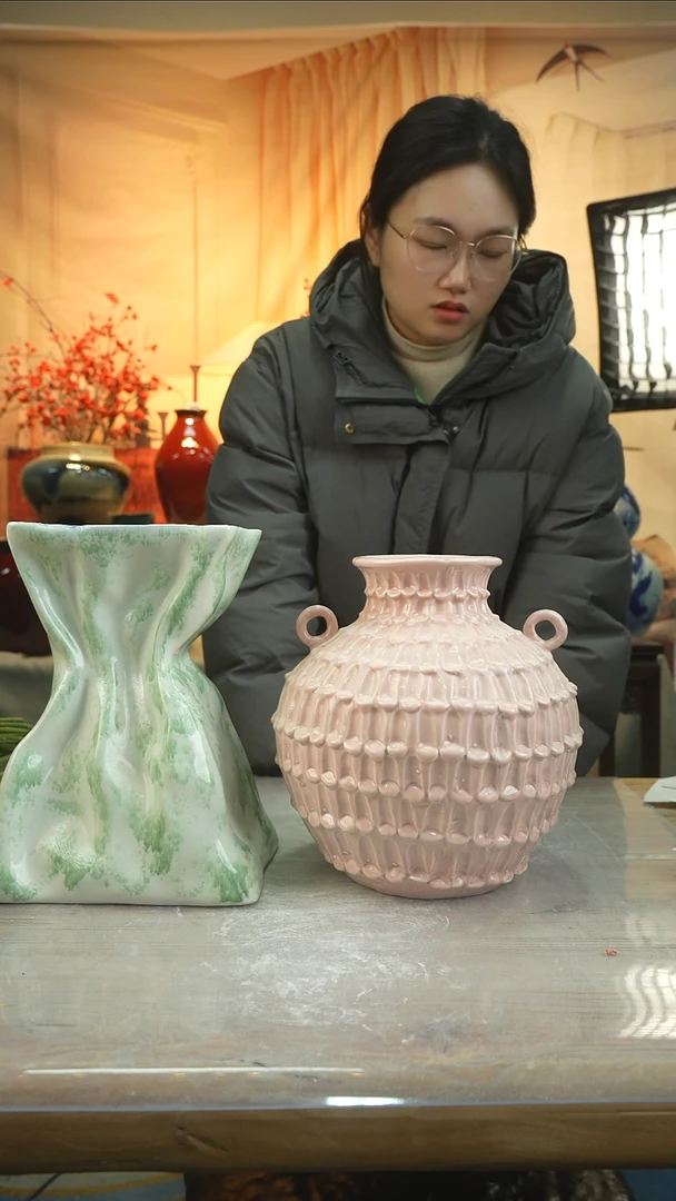 套组 高口高温陶瓷花器