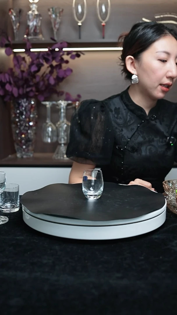 水晶宽口款白酒杯2支