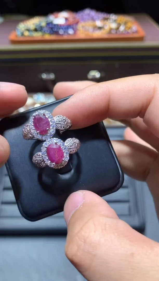 【闪购商品】红宝石戒指未镶嵌W76  (随机性发货只发一单)