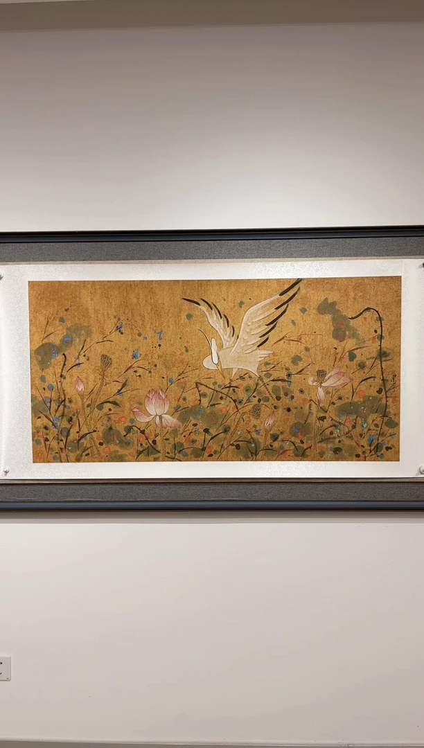 国画曹建宁老师画作  高教原作
