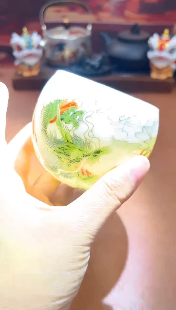 陶瓷茶具摆件旅行套组