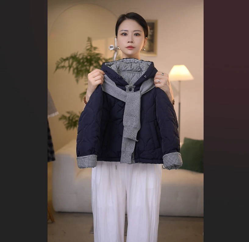【蔓星】冬季棉服2025新款女童时尚洋气冬季棉服连帽外套Q26264