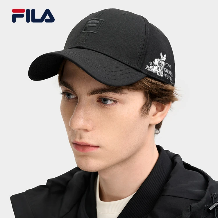 FILA 斐乐官方情侣款棒球帽2025春季新款休闲运动帽鸭舌帽遮阳帽