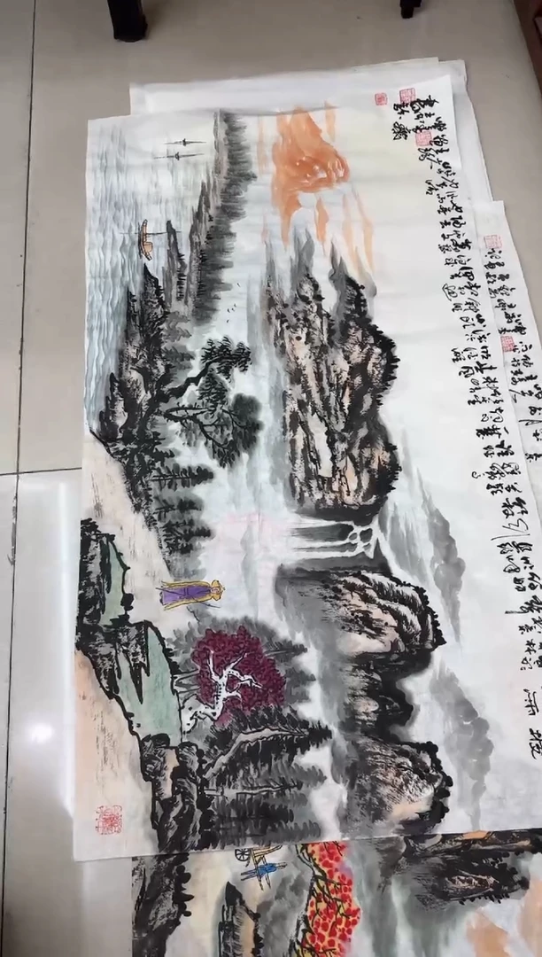 书法定风波-王琦-90*50宣纸作品