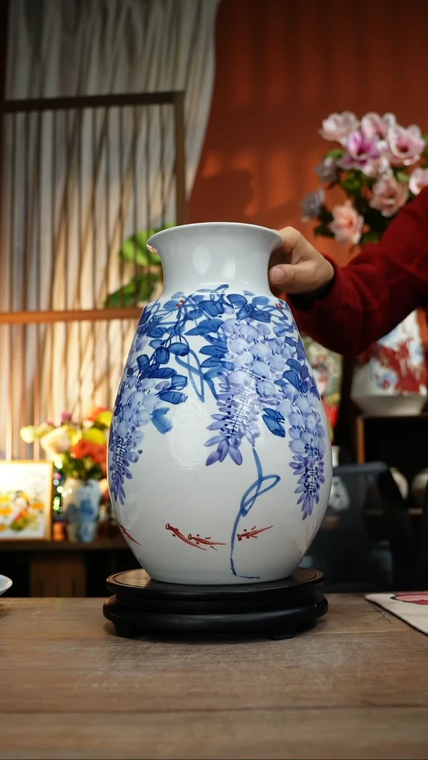 【简家甄选】景德镇设计师釉下手绘陶瓷