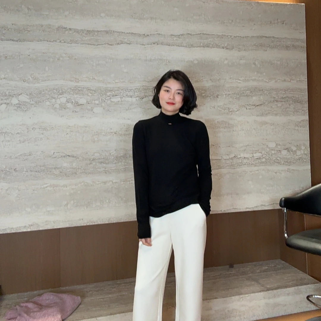 TANTAN 休闲时尚百搭秋季针织长袖打底衫3300