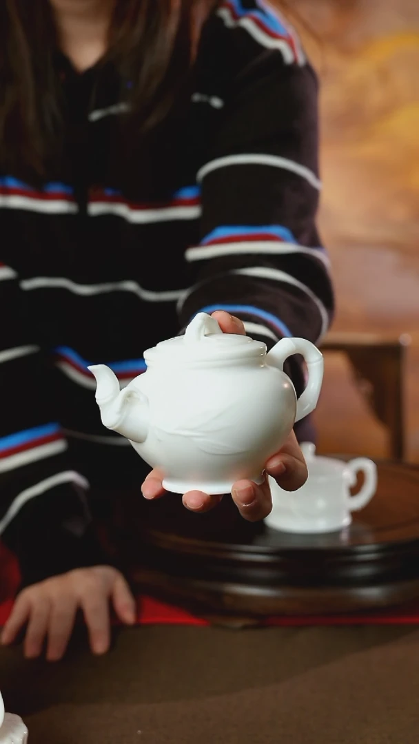 摆件陶锡*陈明良作品竹壶