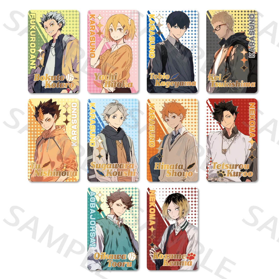 （咪咪拆卡）排球少年私服波点吧唧同人原创