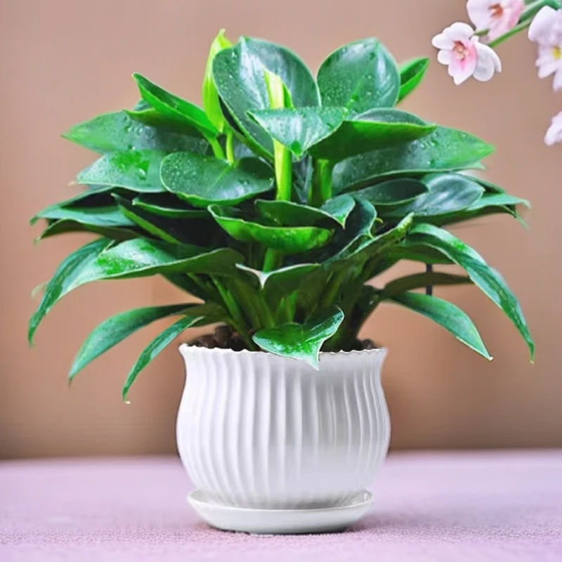 金钻盆栽植物铂金钻绿公主水培大叶绿植多肉办公室内懒人好养花卉