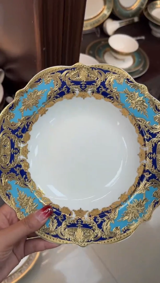 【闪购商品】瓷片8.5寸草帽盘  福利价