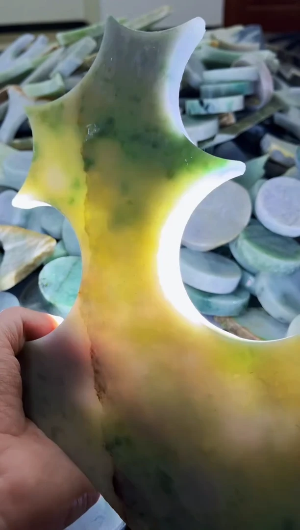 【闪购商品】翡翠耳饰未镶嵌A货康壹489
