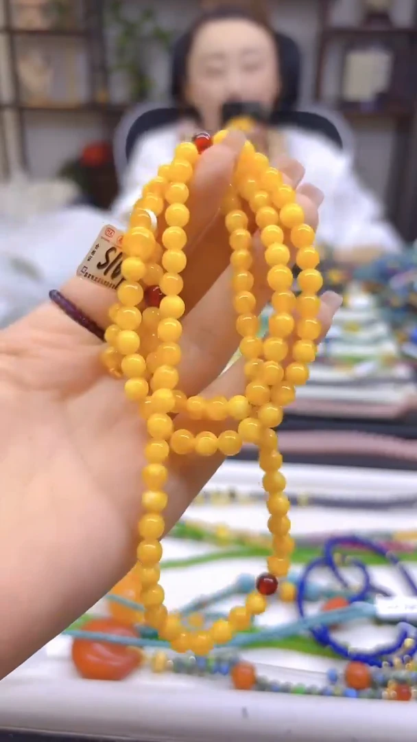 未镶嵌蜜蜡手链DIY款S164