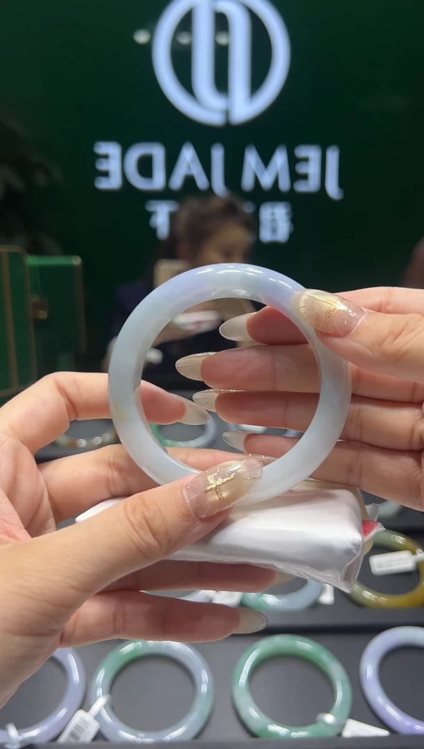 未镶嵌手镯翡翠天然缅甸A货翡翠手镯5