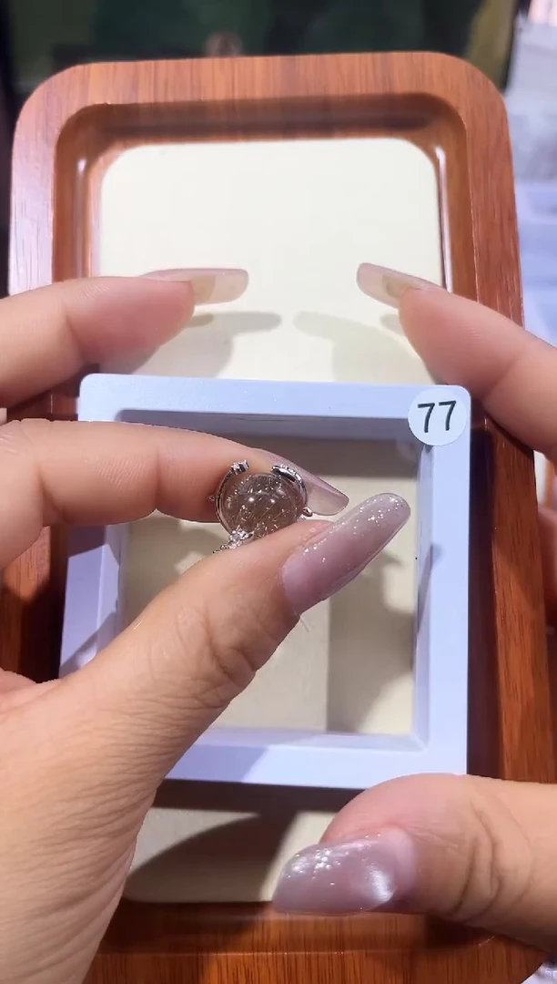 【闪购商品】水晶戒指银S925镶嵌定制