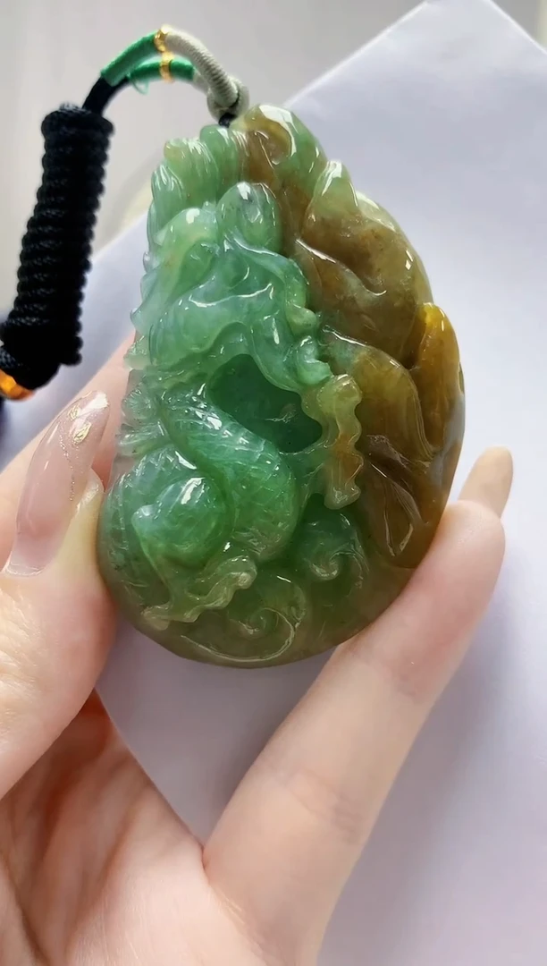 未镶嵌定制翡翠4829jw-毛货挂件47