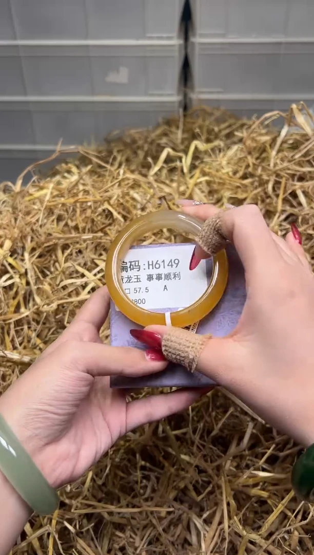 未镶嵌手镯石英质玉H6149