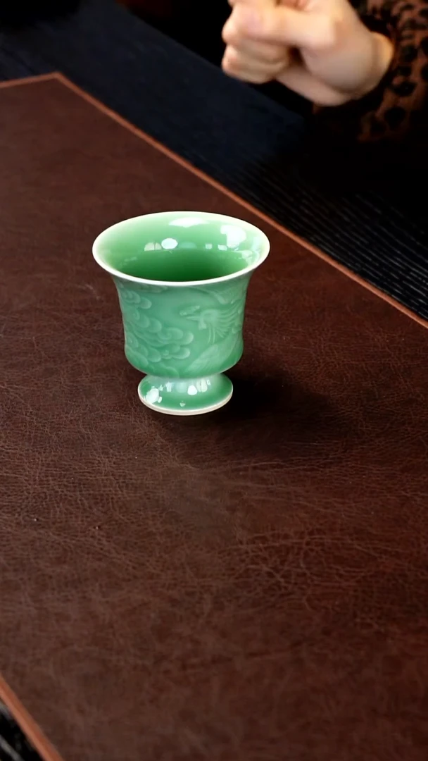 青瓷手工茶器包邮