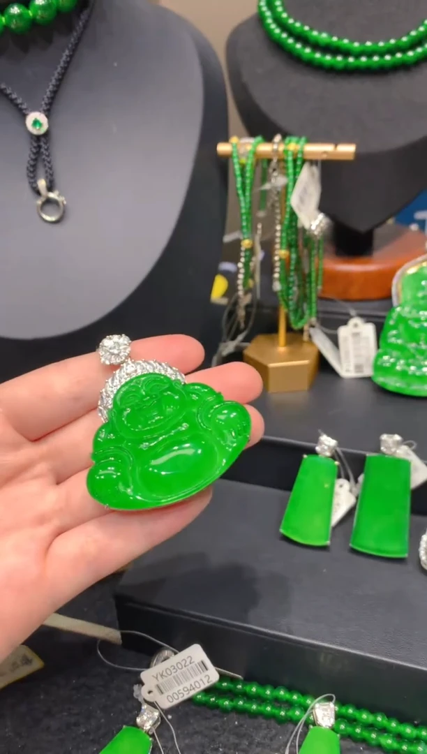 颈饰银S925镶嵌翡翠51一季