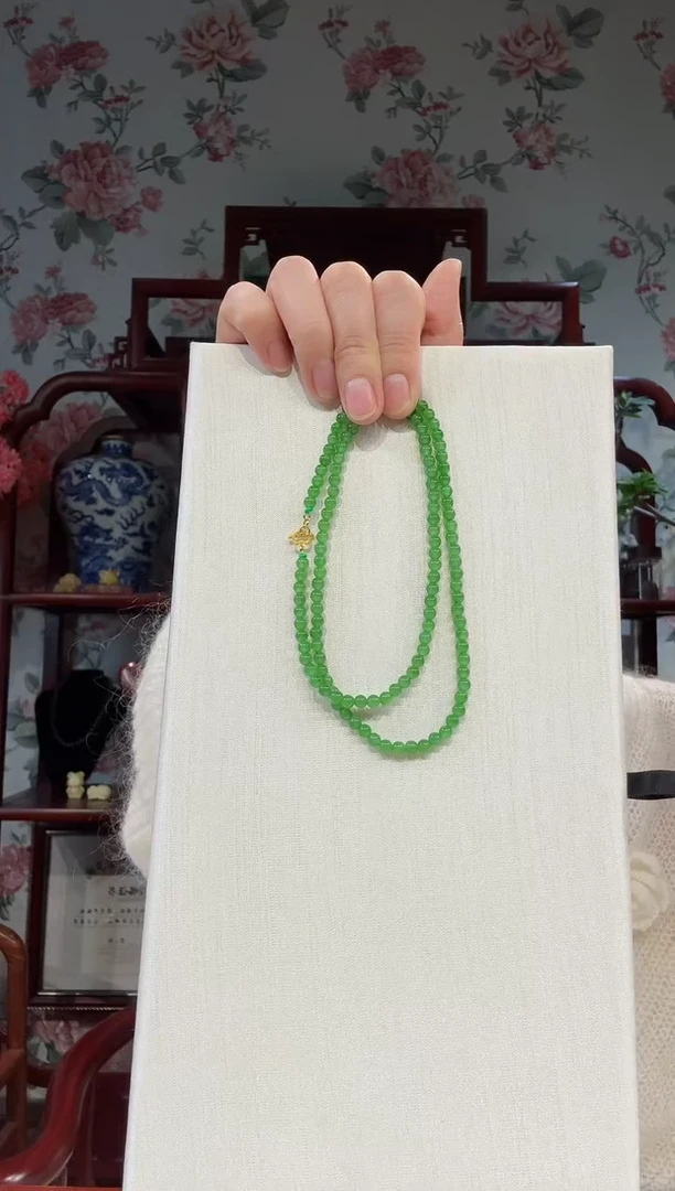 【闪购商品】和田玉（碧玉）颈饰未镶嵌碧玉颈饰4
