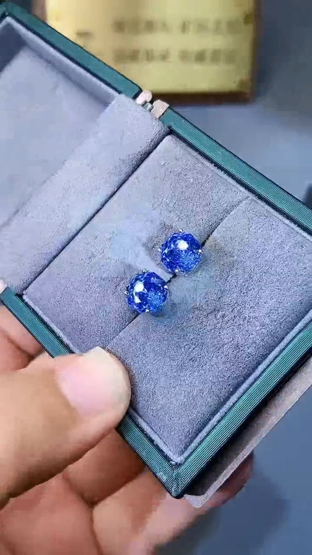 【闪购商品】托帕石耳饰银S925镶嵌354