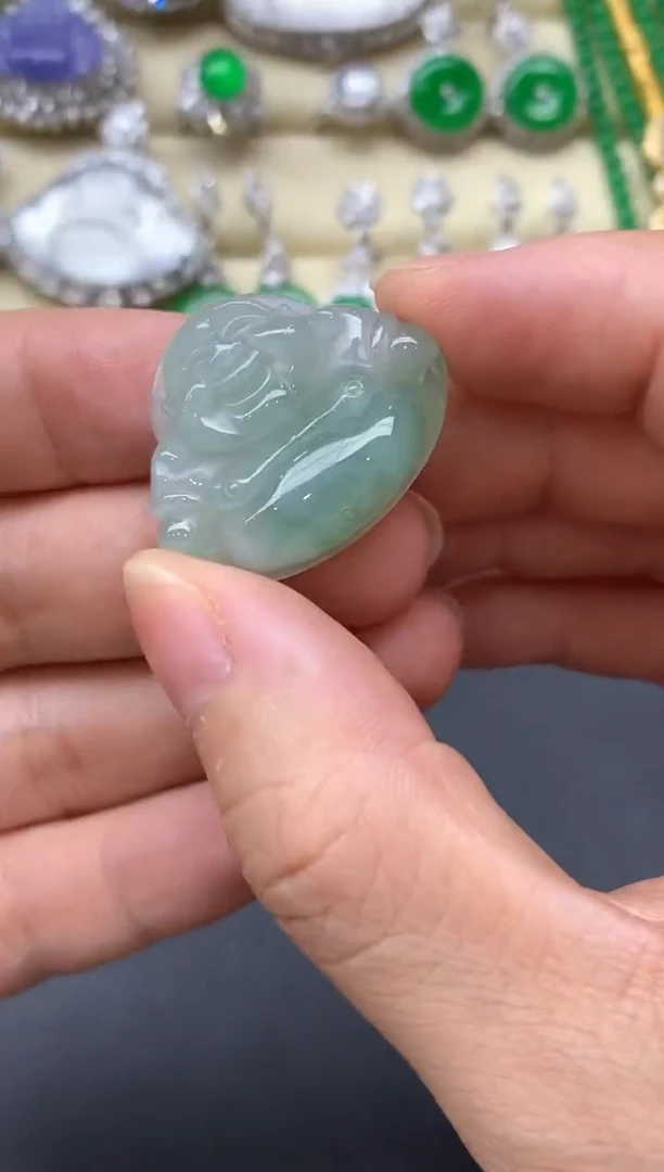 翡翠未镶嵌颈饰108-中国好珍宝