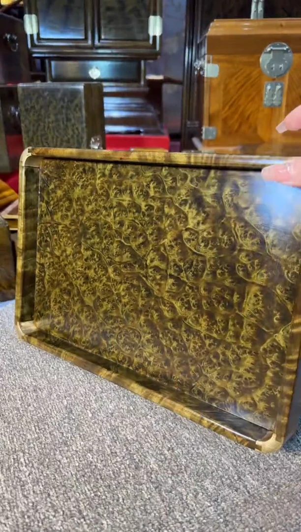 【闪购商品】乌木类成套家具阴沉木盘子