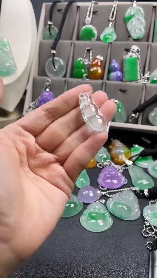 颈饰未镶嵌翡翠  所见即所得 一图一物