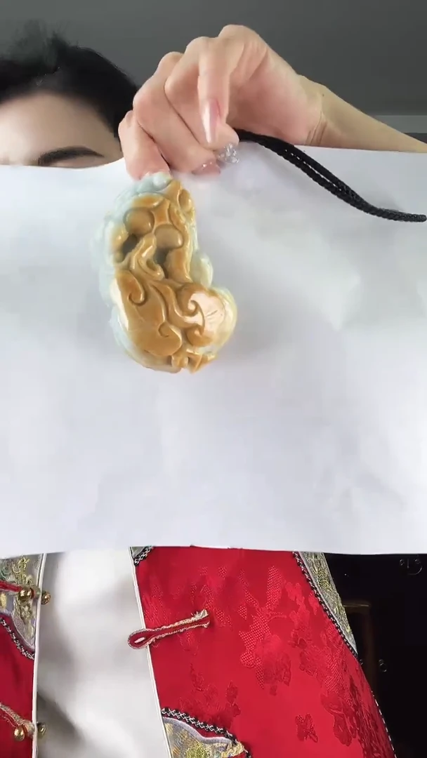 【闪购商品】翡翠颈饰未镶嵌貔貅