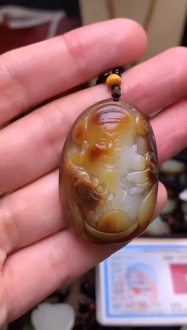 颈饰未镶嵌和田玉新疆料青海料清水和田玉吊坠