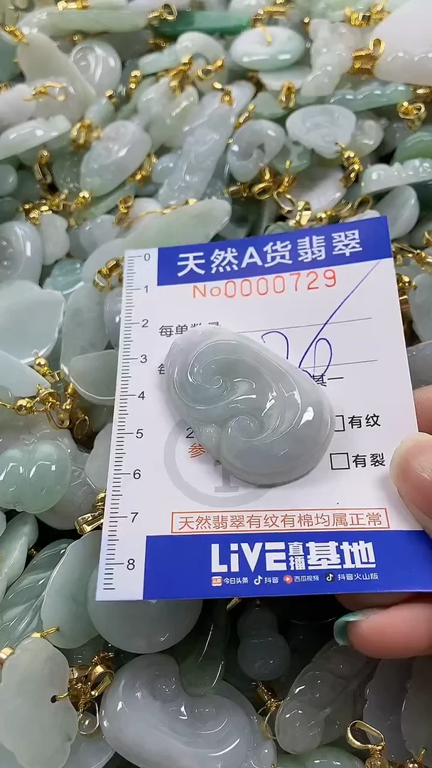 颈饰未镶嵌翡翠纯天然货翡翠