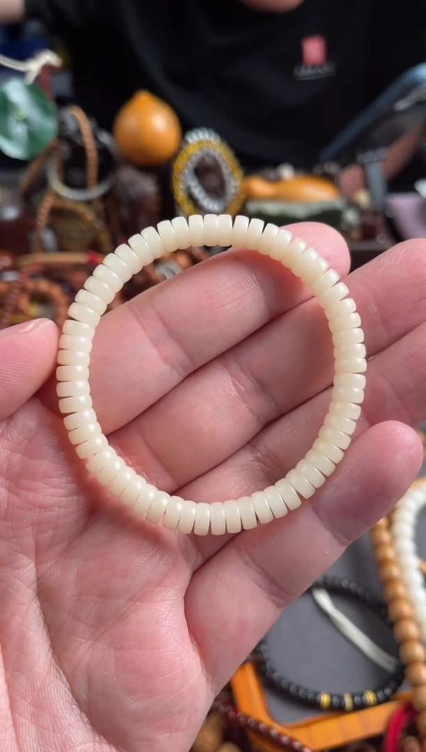 【闪购商品】白玉菩提吊坠王胖子文玩工作室菩提根药片7*3