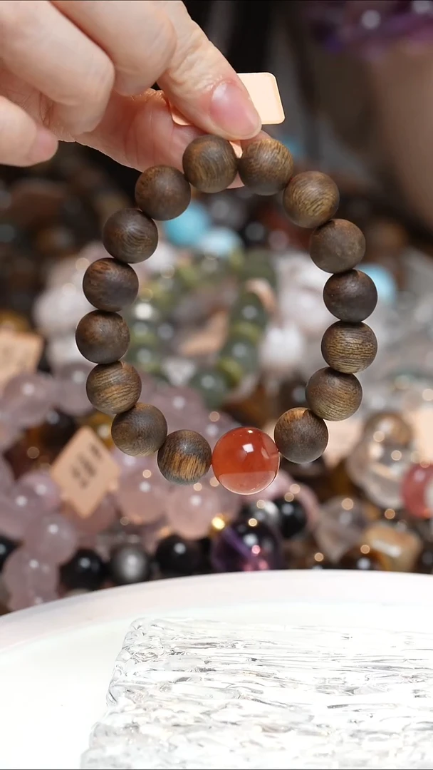 手串沉香未镶嵌沉香红兔毛手串·YY0025NOV212L078